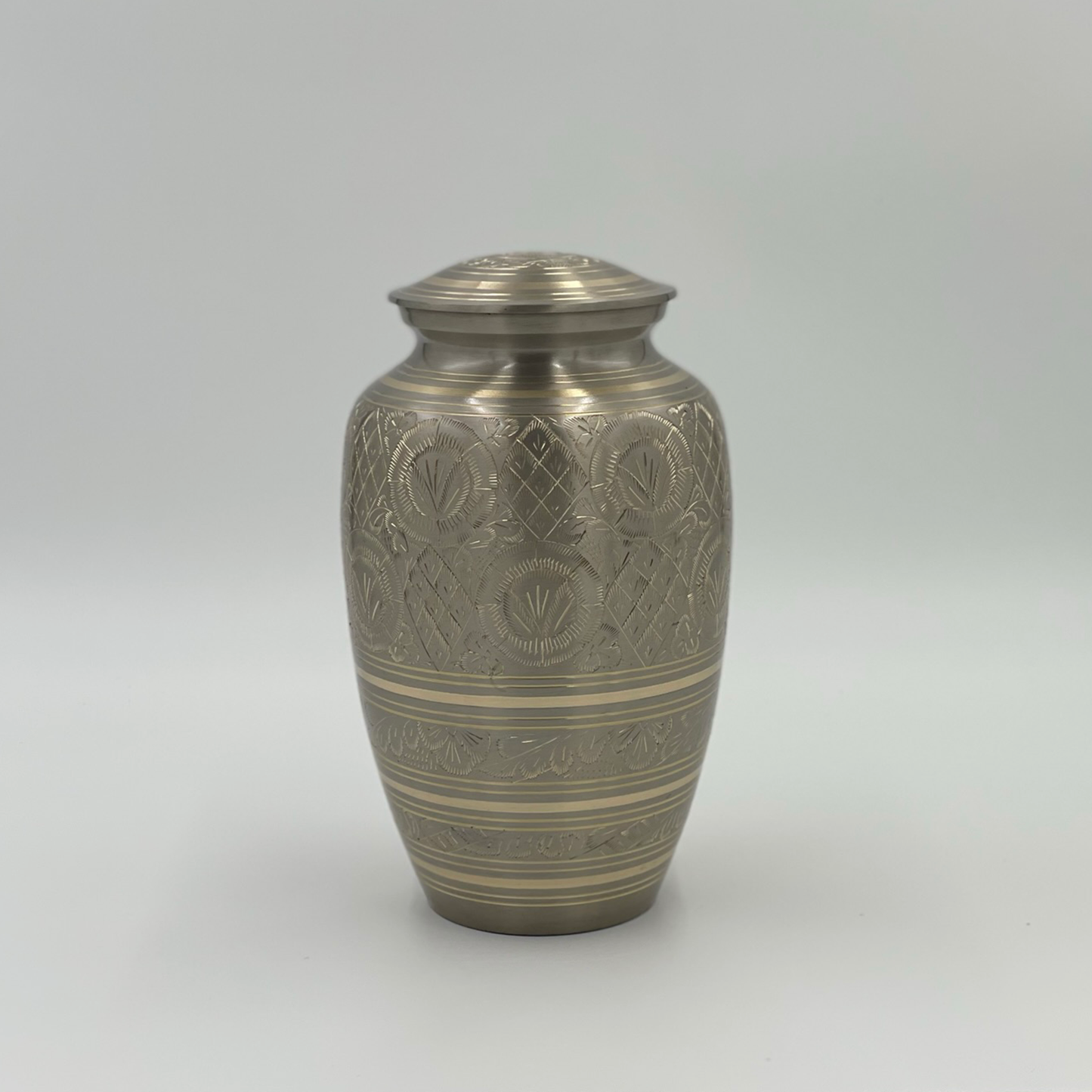 Platinum with Gold Inlay Urn