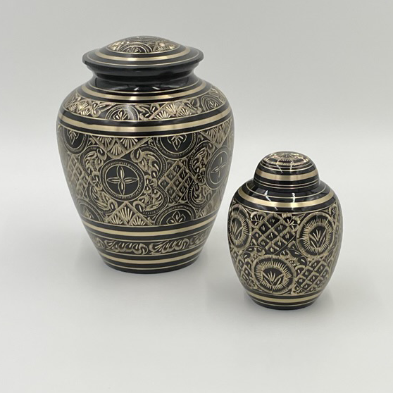 Black & Gold Etched - Small