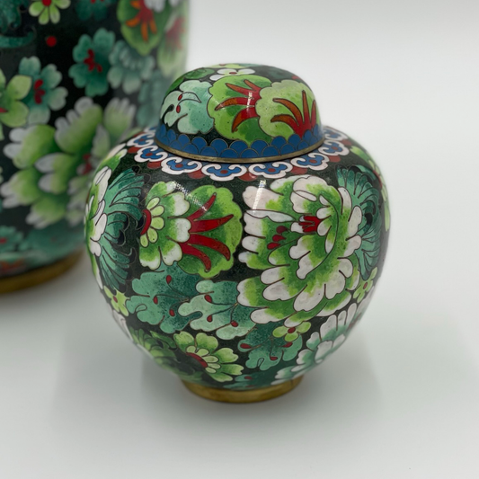 Cloisonne Green Keepsake