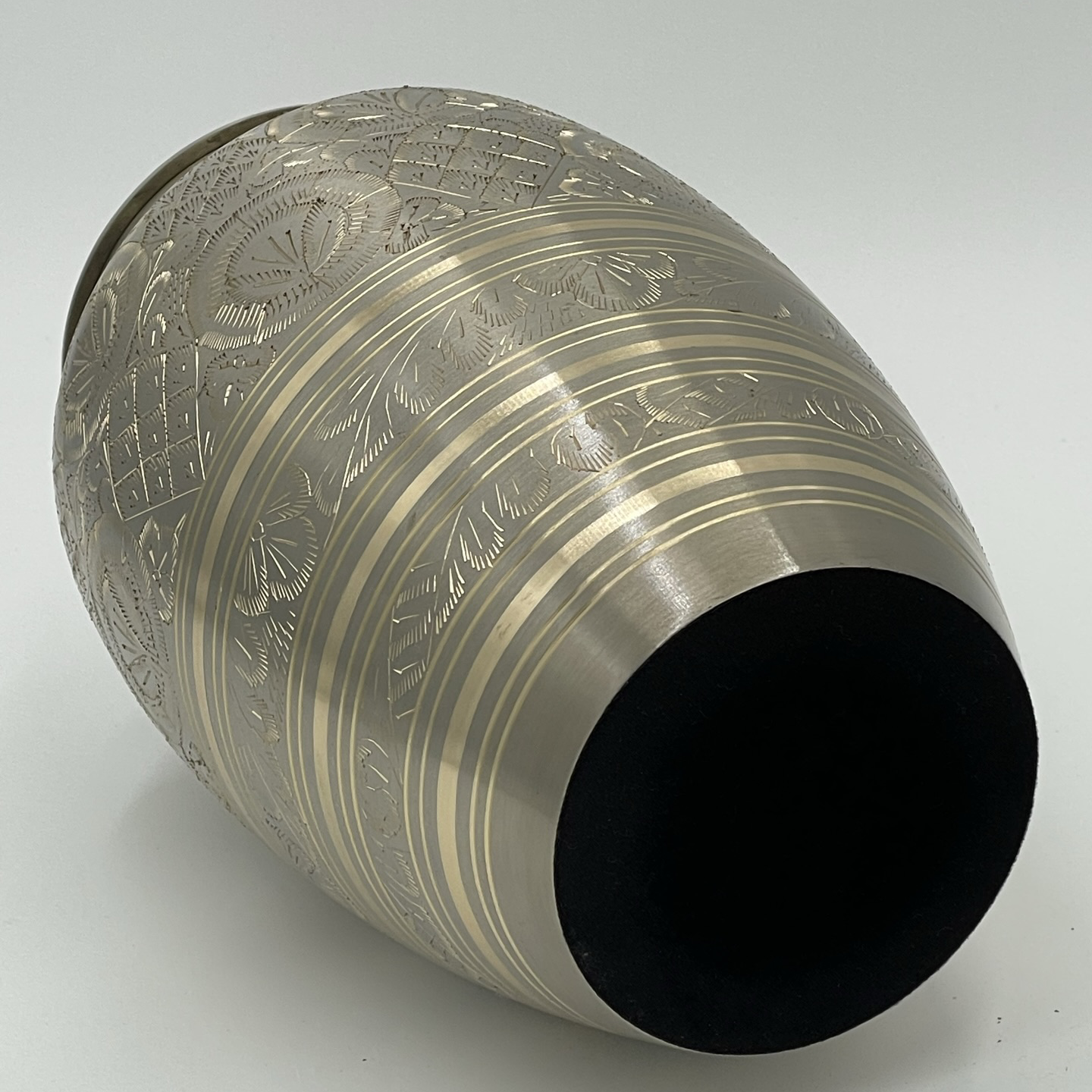 Platinum with Gold Inlay Urn