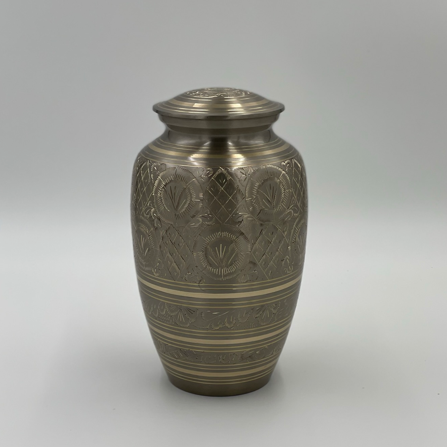 Platinum with Gold Inlay Urn