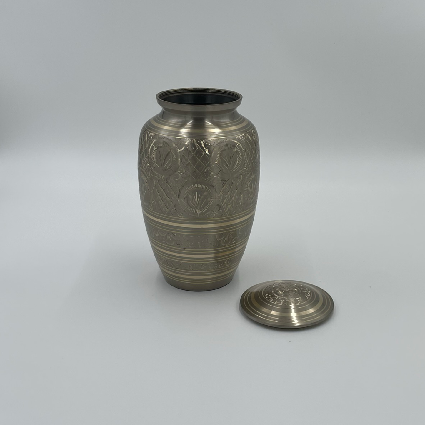 Platinum with Gold Inlay Urn